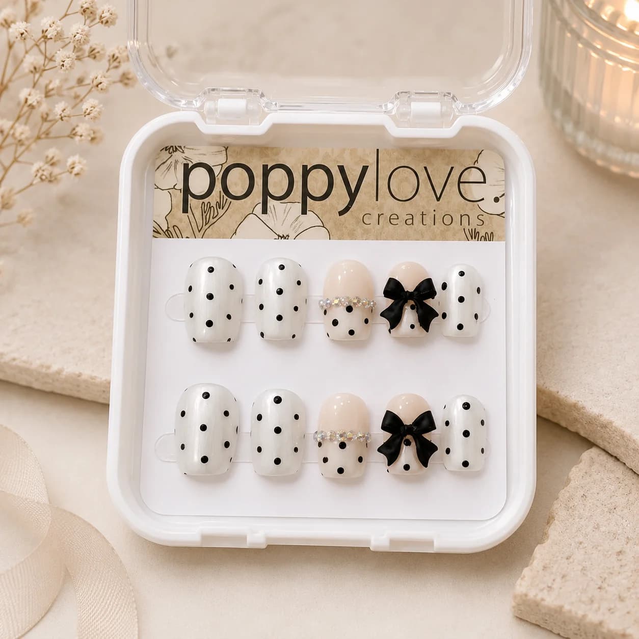 Parisian Polka Bow view 2
